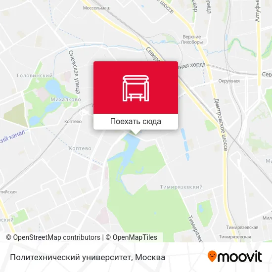 Карта Политехнический университет