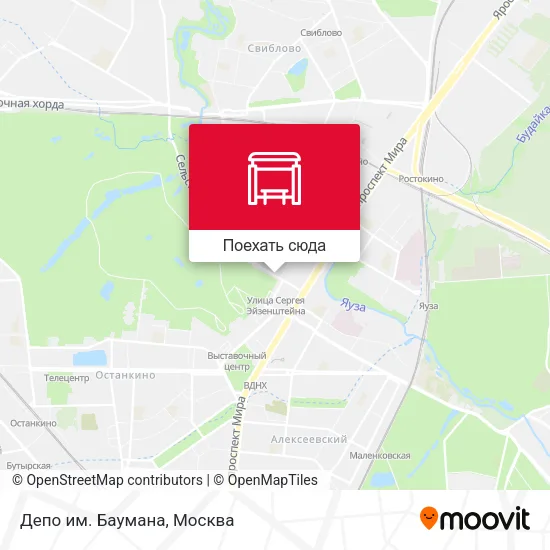 Карта Депо им. Баумана
