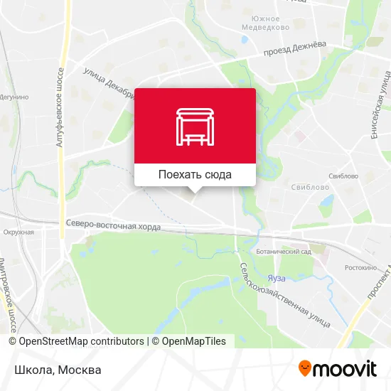 Карта Школа