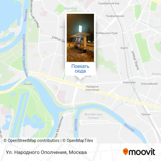 Карта Ул. Народного Ополчения