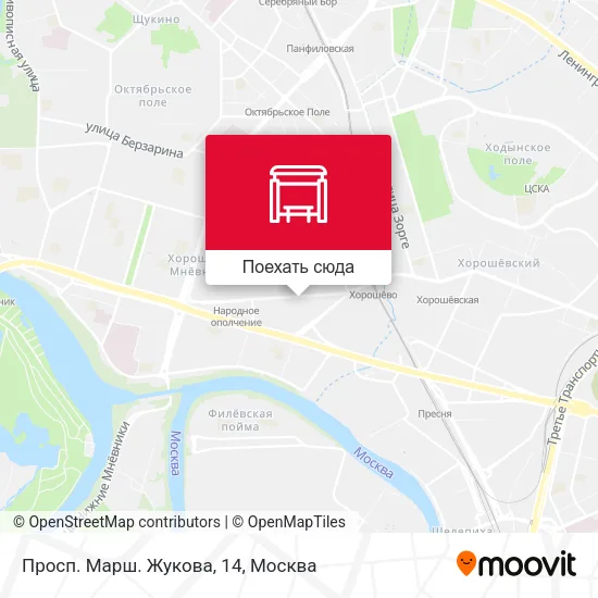 Карта Просп. Марш. Жукова, 14