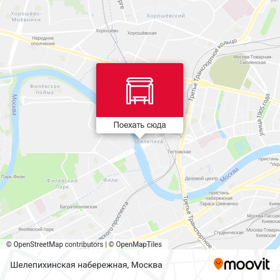 Карта Шелепихинская набережная