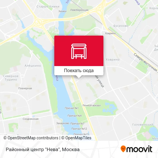 Карта Районный центр "Нева"