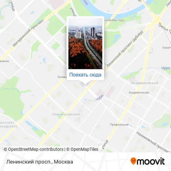 Карта Ленинский просп.