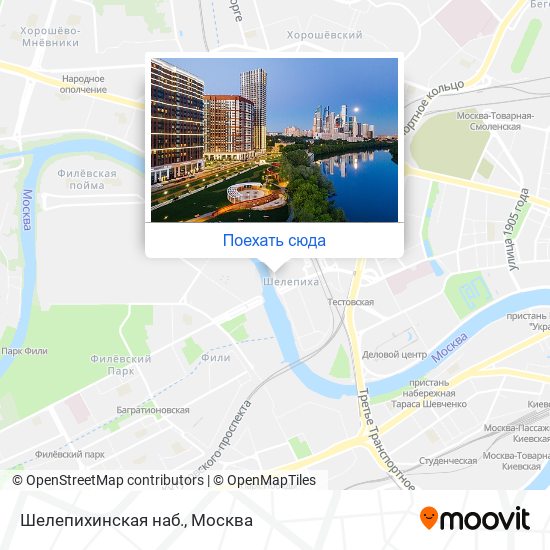 Карта москвы шелепихинская набережная