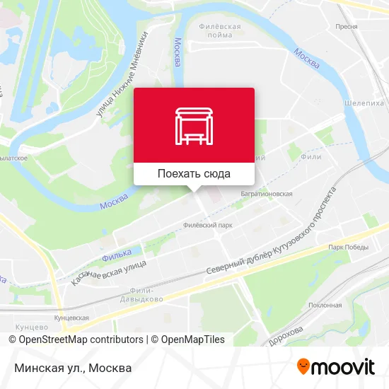Карта Минская ул.