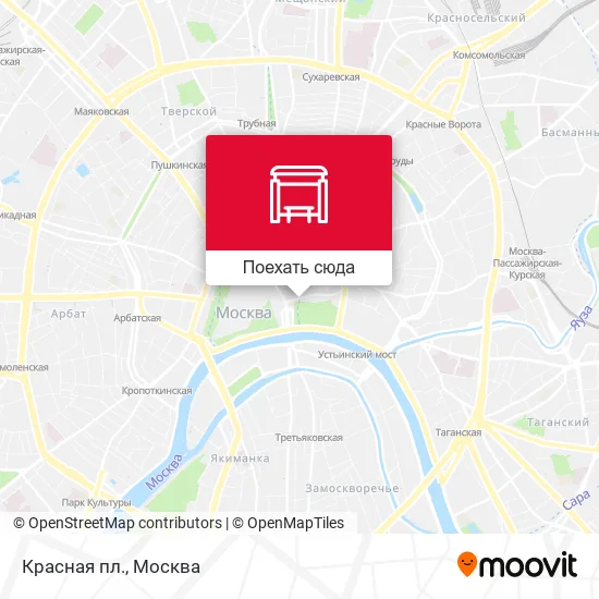 Карта Красная пл.
