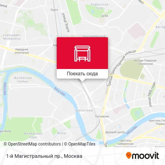 Карта 1-й Магистральный пр.