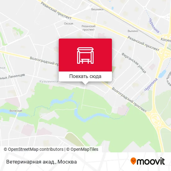 Карта Ветеринарная акад.