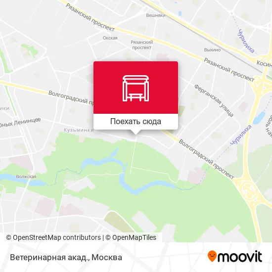 Карта Ветеринарная акад.