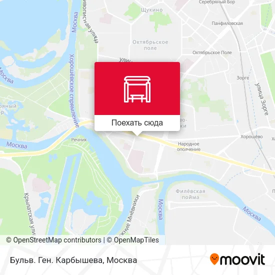 Карта Бульв. Ген. Карбышева