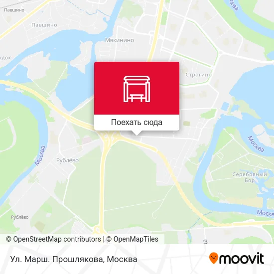 Карта Ул. Марш. Прошлякова