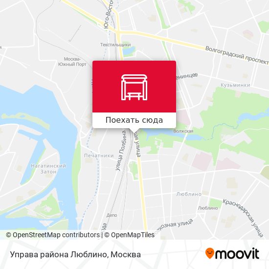 Москва люблинский парк карта