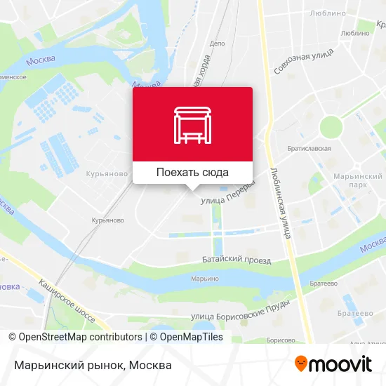 Карта Марьинский рынок