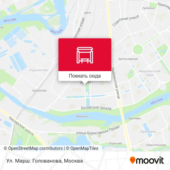 Карта Ул. Марш. Голованова