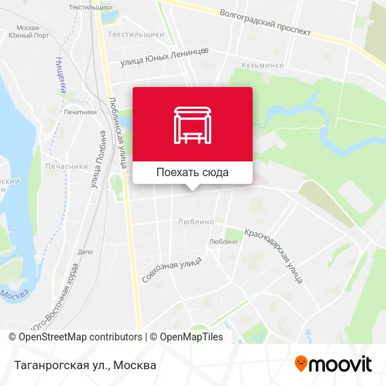 Карта Таганрогская ул.