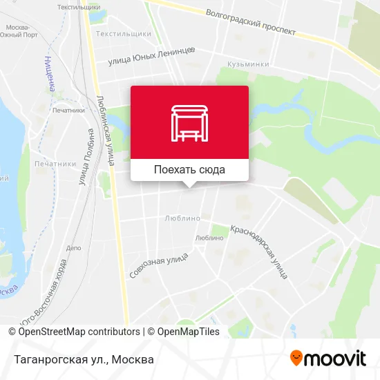 Карта Таганрогская ул.
