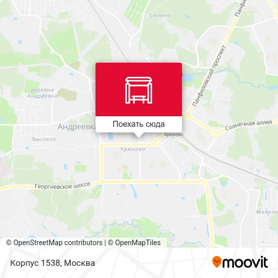 Карта Корпус 1538