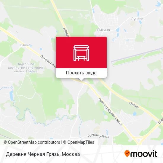 Карта Деревня Черная Грязь