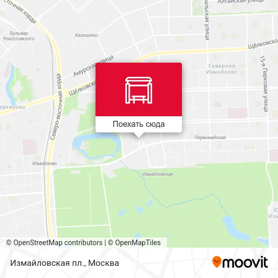 Карта Измайловская пл.
