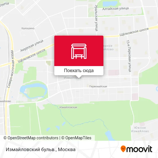 Карта Измайловский бульв.