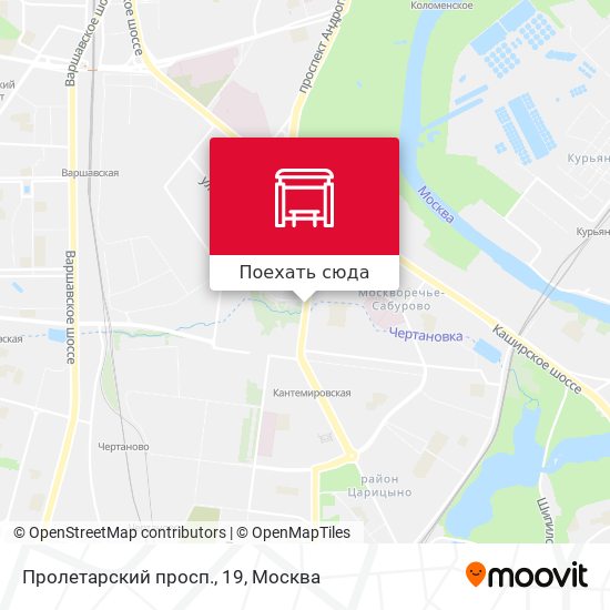Карта Пролетарский просп., 19