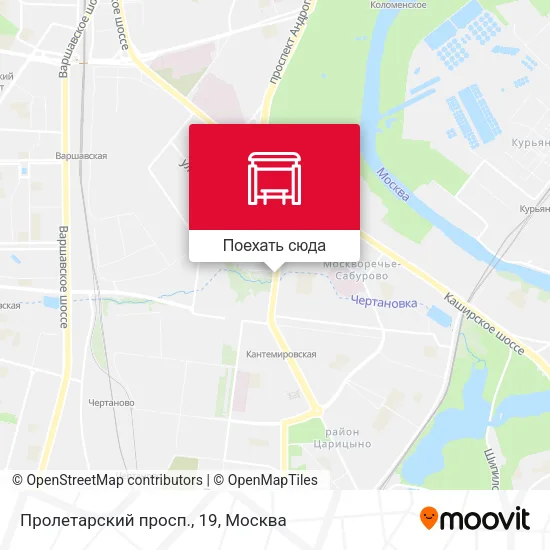Карта Пролетарский просп., 19