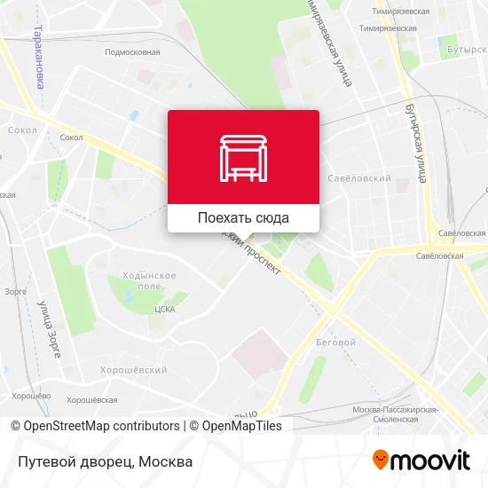 Карта Путевой дворец