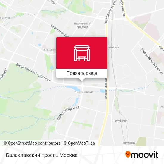 Карта Балаклавский просп.