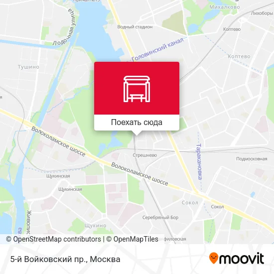 Карта 5-й Войковский пр.