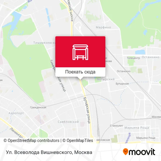 Карта Ул. Всеволода Вишневского