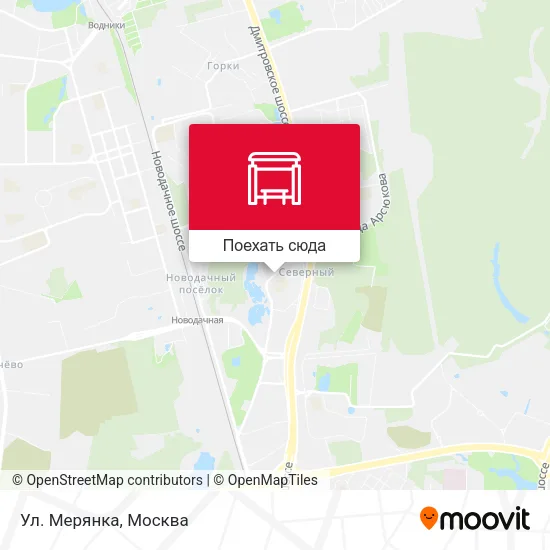 Карта Ул. Мерянка