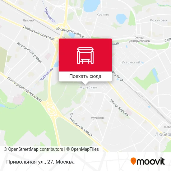 Карта Привольная ул., 27