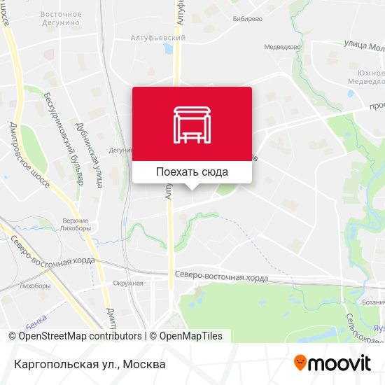 Карта Каргопольская ул.
