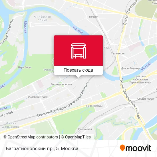Карта Багратионовский пр., 5