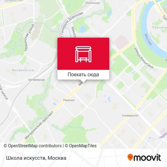 Карта Школа искусств
