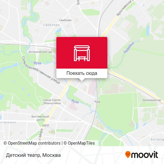 Карта Детский театр