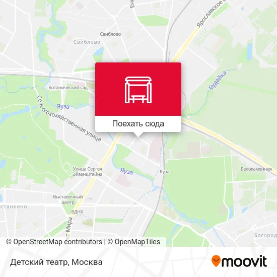 Карта Детский театр