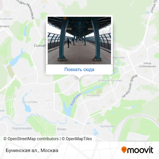 Карта Бунинская ал.
