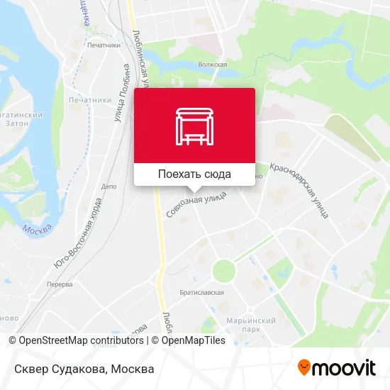 Карта Сквер Судакова