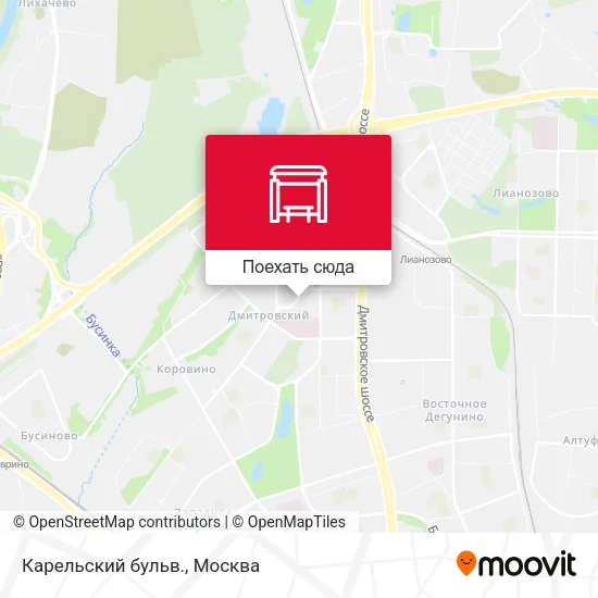 Карта Карельский бульв.