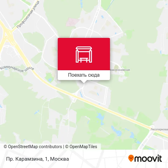 Карта Пр. Карамзина, 1