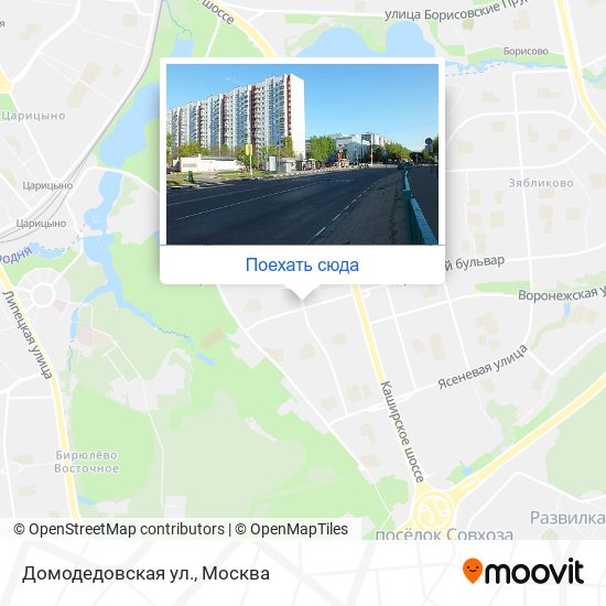Карта Домодедовская ул.