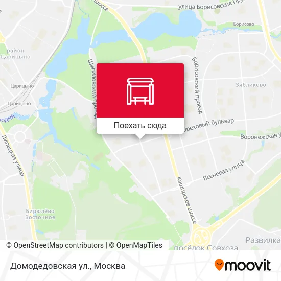 Карта Домодедовская ул.