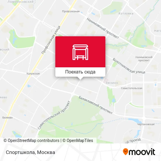 Карта Спортшкола