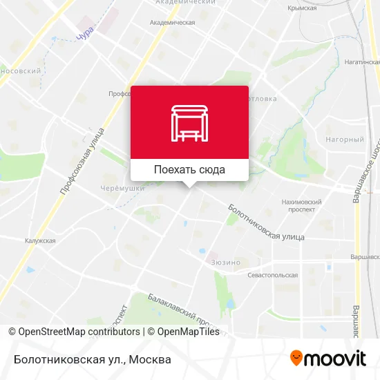 Карта Болотниковская ул.