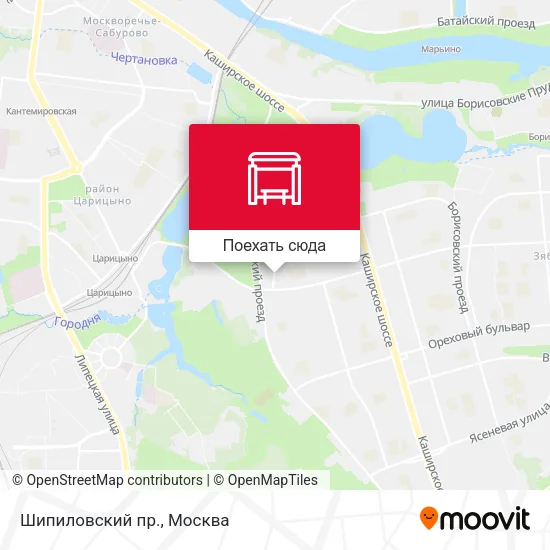 Карта Шипиловский пр.