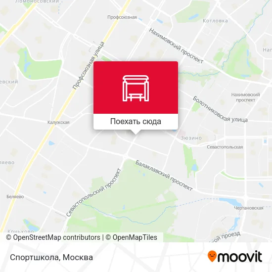 Карта Спортшкола