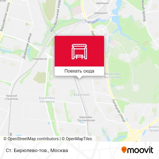 Карта Ст. Бирюлево-тов.