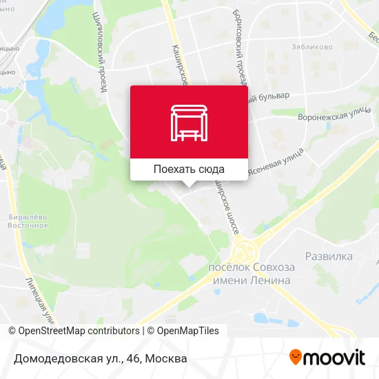 Карта Домодедовская ул., 46